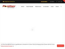 Tablet Screenshot of panther-batterien.de